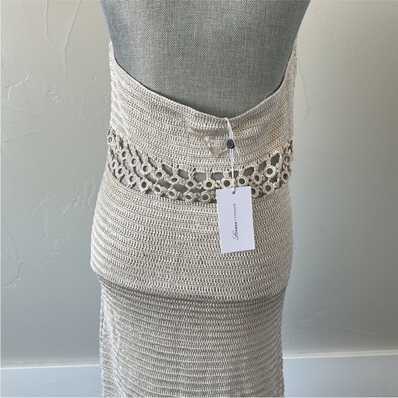 Lovers and Friends NWT Ring It Crochet Dress in Tan - Picture 10 of 12